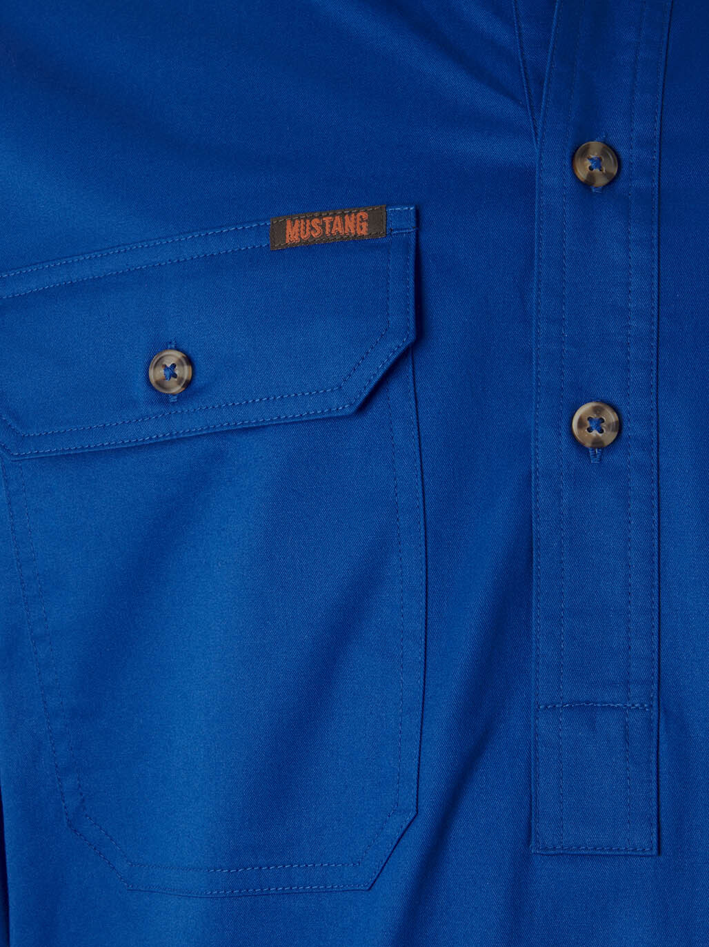 Hard Yakka - MUSTANG SIGNATURE LS CLOSED FRONT WORK SHIRT