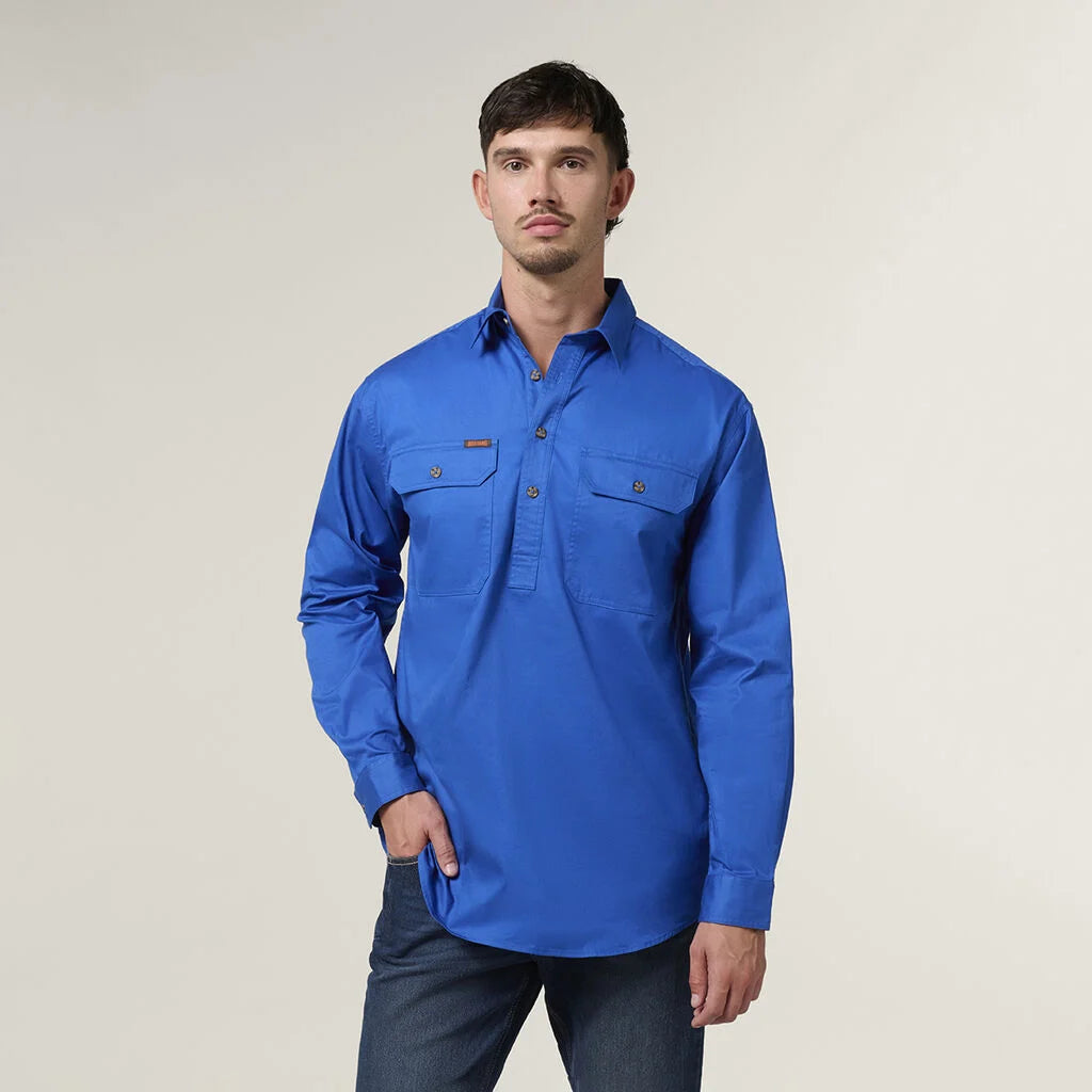 Hard Yakka - MUSTANG SIGNATURE LS CLOSED FRONT WORK SHIRT