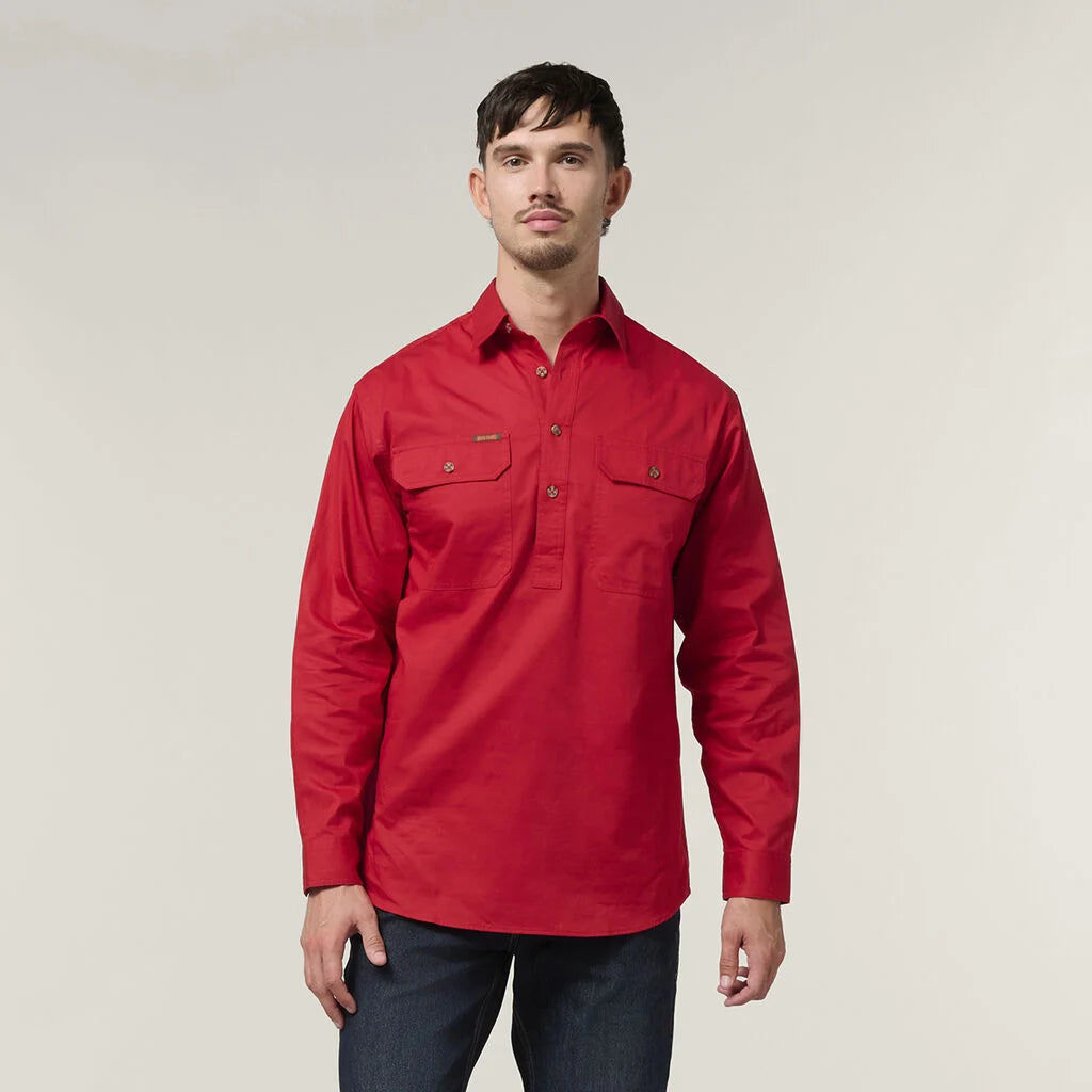 Hard Yakka - MUSTANG SIGNATURE LS CLOSED FRONT WORK SHIRT