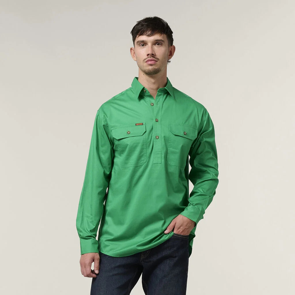 Hard Yakka - MUSTANG SIGNATURE LS CLOSED FRONT WORK SHIRT