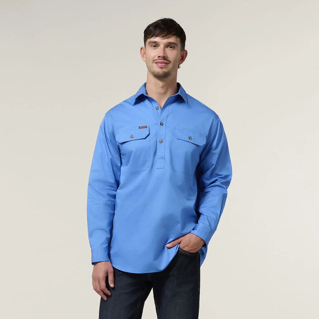 Hard Yakka - MUSTANG SIGNATURE LS CLOSED FRONT WORK SHIRT