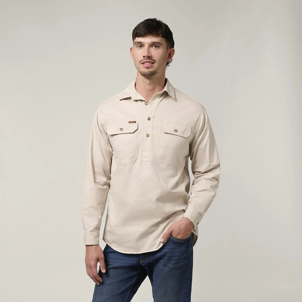 Hard Yakka - MUSTANG SIGNATURE LS CLOSED FRONT WORK SHIRT