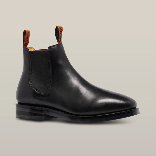 Hard Yakka - Mustang Signature Pull-up Leather Boot- Black