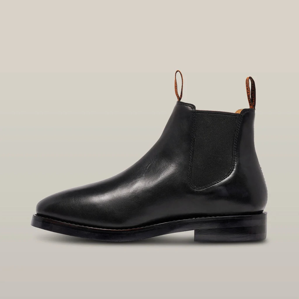 Hard Yakka - Mustang Signature Pull-up Leather Boot- Black