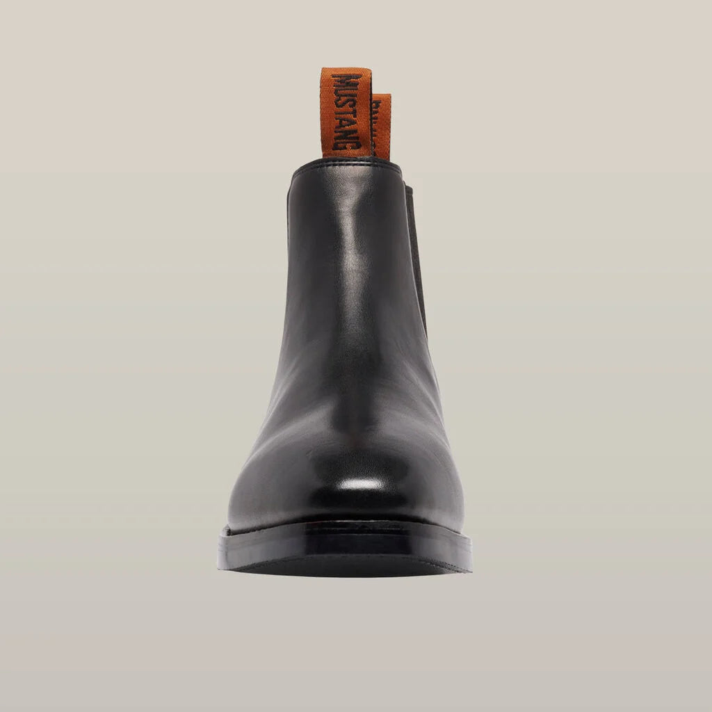 Hard Yakka - Mustang Signature Pull-up Leather Boot- Black