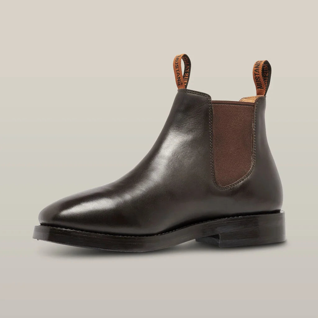 Hard Yakka - Mustang Signature Pull-up Leather Boot- Brown