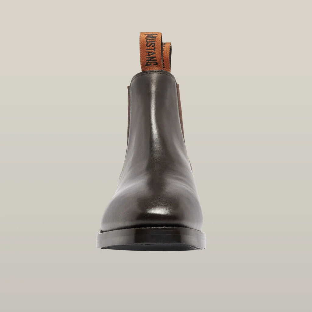 Hard Yakka - Mustang Signature Pull-up Leather Boot- Brown