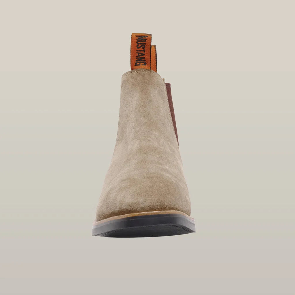 Hard Yakka - Mustang Signature Pull-up Leather Boot- Taupe