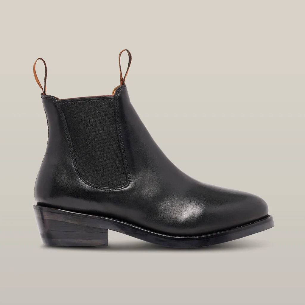 Hard Yakka - Women's Mustang Signature Pull-up Leather Boot -Black