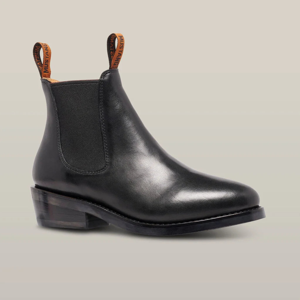 Hard Yakka - Women's Mustang Signature Pull-up Leather Boot -Black