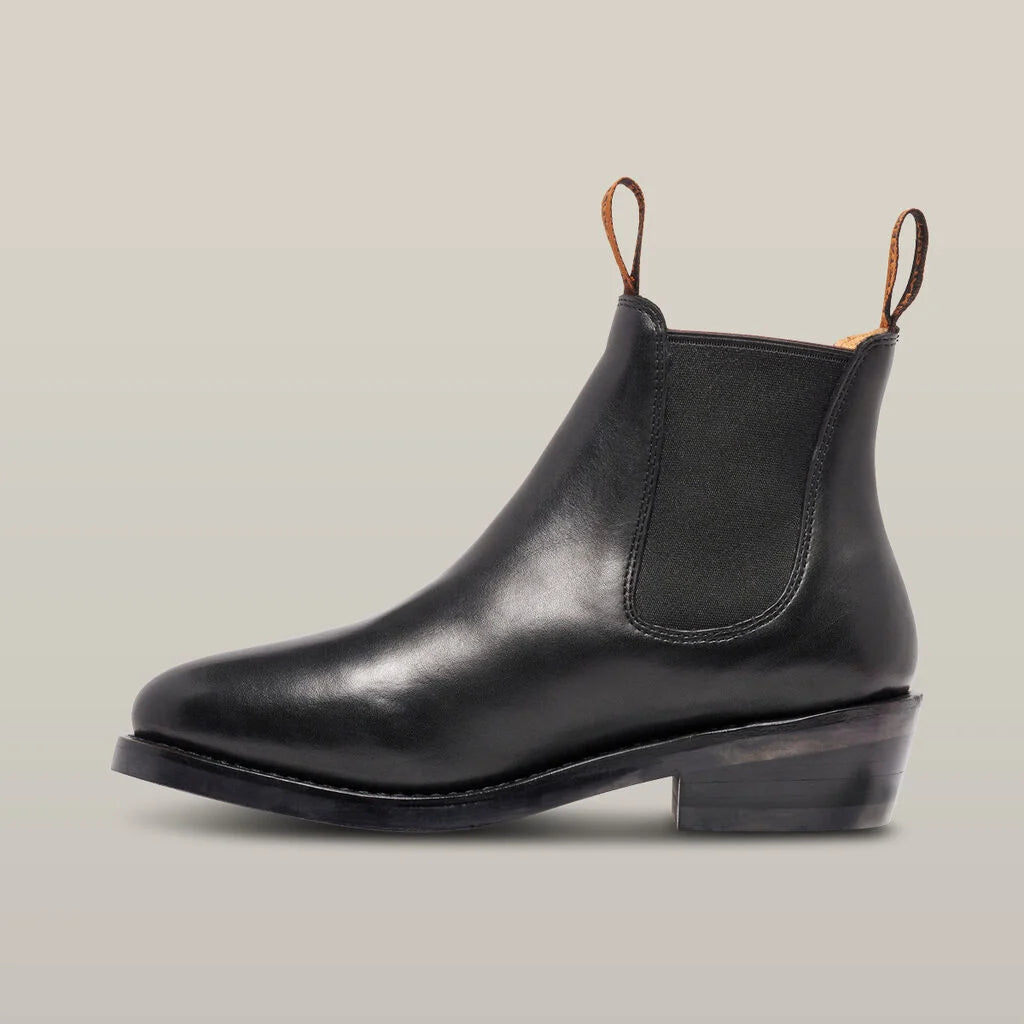 Hard Yakka - Women's Mustang Signature Pull-up Leather Boot -Black