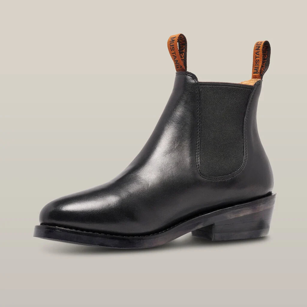 Hard Yakka - Women's Mustang Signature Pull-up Leather Boot -Black