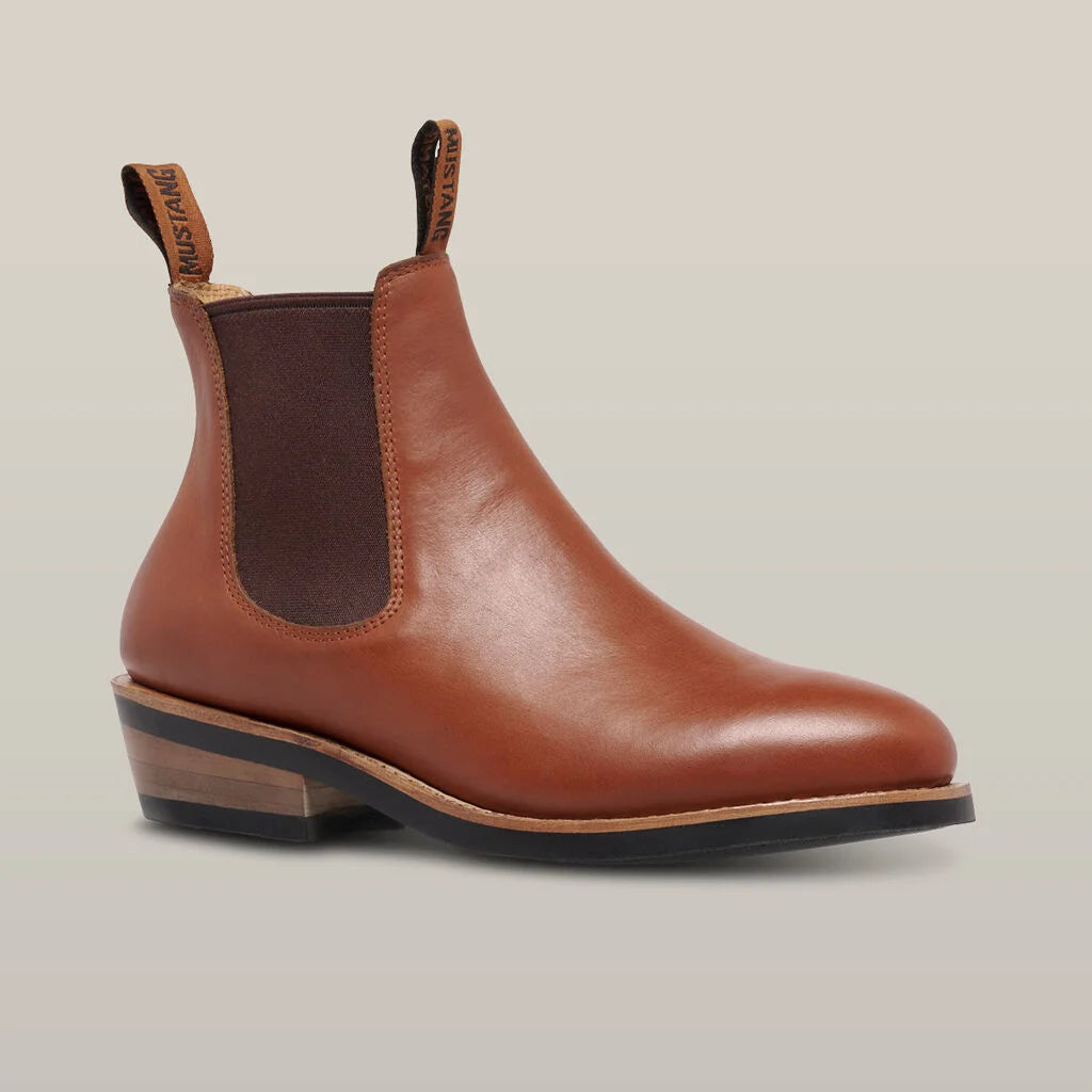 Hard Yakka - Women's Mustang Signature Pull-up Leather Boot - TAN