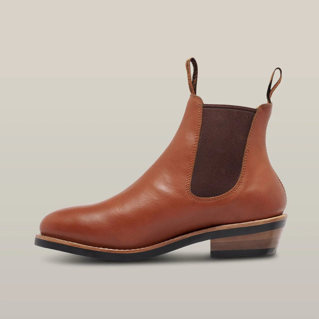Hard Yakka - Women's Mustang Signature Pull-up Leather Boot - TAN