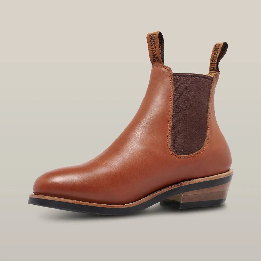 Hard Yakka - Women's Mustang Signature Pull-up Leather Boot - TAN