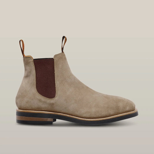 Hard Yakka - Mustang Signature Pull-up Leather Boot- Taupe