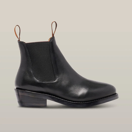 Hard Yakka - Women's Mustang Signature Pull-up Leather Boot -Black